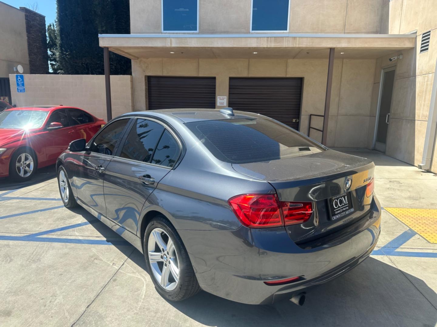 2014 Gray /Black BMW 3-Series leather (WBA3B1C52EK) with an 4 Cylinder engine, Automatic transmission, located at 30 S. Berkeley Avenue, Pasadena, CA, 91107, (626) 248-7567, 34.145447, -118.109398 - Photo#3